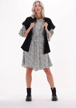 SCOTCH & SODA mini jurk t-shirt shape dress with flounce sleeves>DAMES Jurken