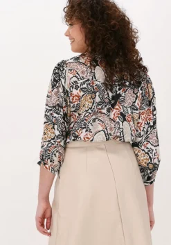 multi summum blouses blouse puff sleeves paisley