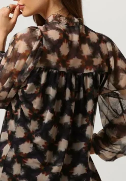 SUMMUM blouses jersey smocked top blurred star print><noscript><img width=