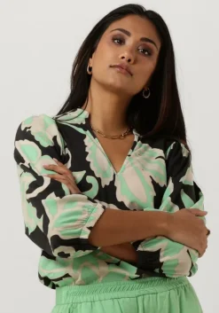 SUMMUM blouses top floral print>DAMES Blouses