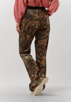 SUMMUM flared broek trousers paisley velvet><noscript><img width=