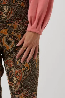 SUMMUM flared broek trousers paisley velvet><noscript><img width=