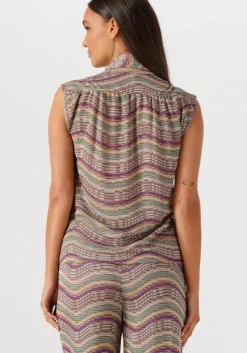 multi summum top top multicolour sparkly wave