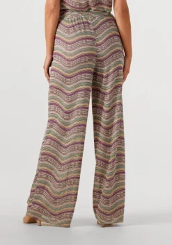 SUMMUM wijde broek wide leg pant colour sparkly wave><noscript><img width=