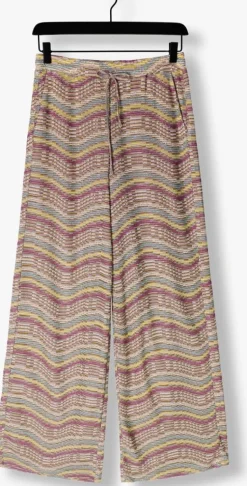 SUMMUM wijde broek wide leg pant colour sparkly wave><noscript><img width=