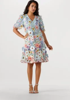 multi y.a.s. mini jurk yasflowering ss dress