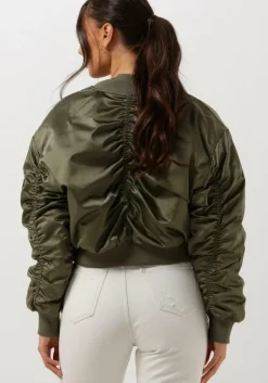 CALVIN KLEIN jack satin bomber><noscript><img width=