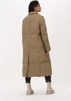 olijf stand studio gewatteerde jas gryer coat