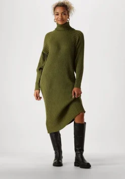 Y.A.S. midi jurk yasmavi knit midi rollneck dress>DAMES Jurken