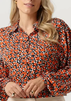 oranje another label blouses jayla dot shirt l/s