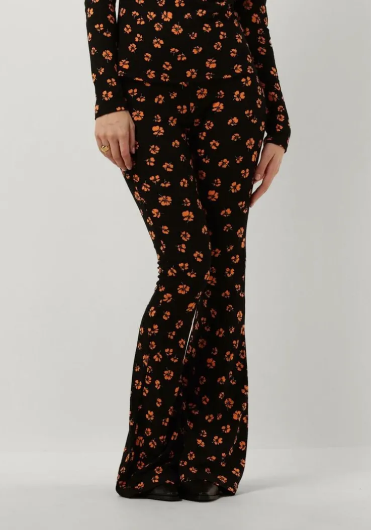 oranje catwalk junkie flared broek tr tangerine