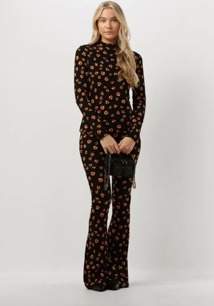 oranje catwalk junkie flared broek tr tangerine