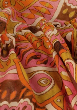 oranje devotion maxi jurk martselo