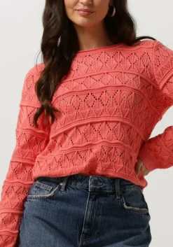 OBJECT trui objliva l/s o-neck knit pullover><noscript><img width=