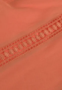 oranje summum blouses top lace accent tencel/cotton