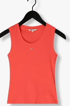 TOMMY JEANS top tjw essential rib tank ext><noscript><img width=