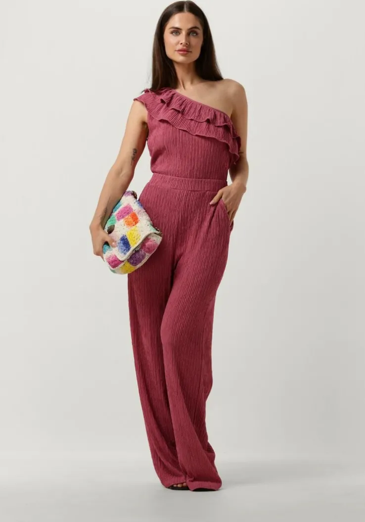 paarse aaiko wijde broek ramona shine pes 562