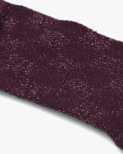 paarse becksondergaard sokken quinis glitter socks