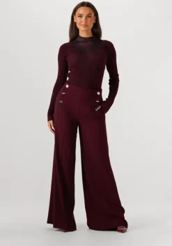 paarse caroline biss wijde broek 4573