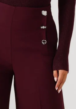 paarse caroline biss wijde broek 4573
