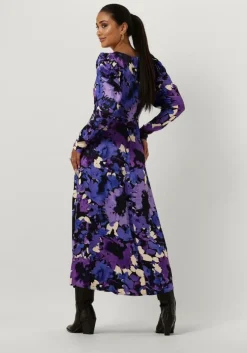 paarse fabienne chapot midi jurk vera dress