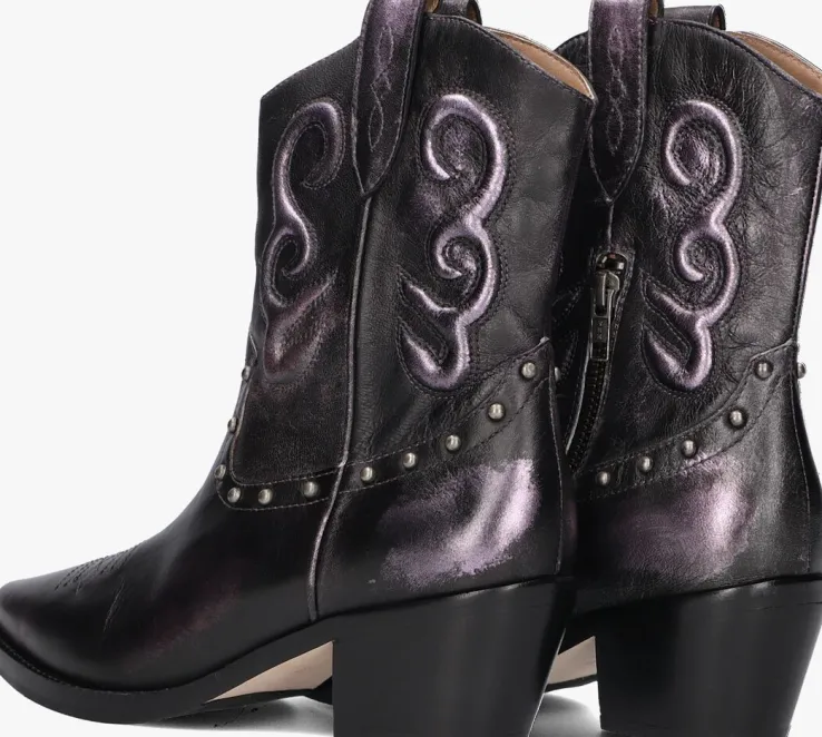 paarse goosecraft cowboylaarzen viv 1-a