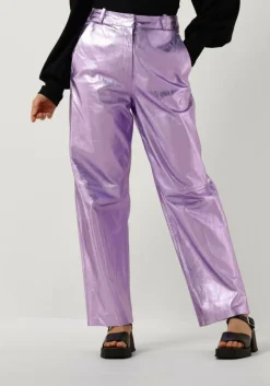 paarse ibana pantalon perfecta metallic
