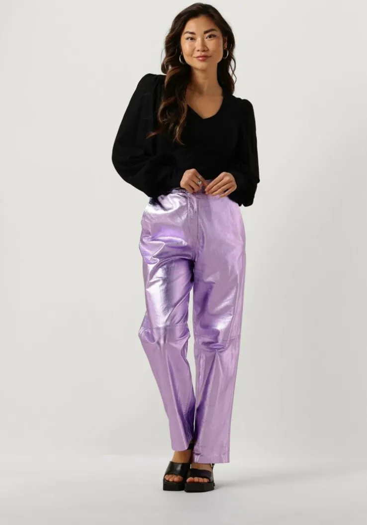paarse ibana pantalon perfecta metallic