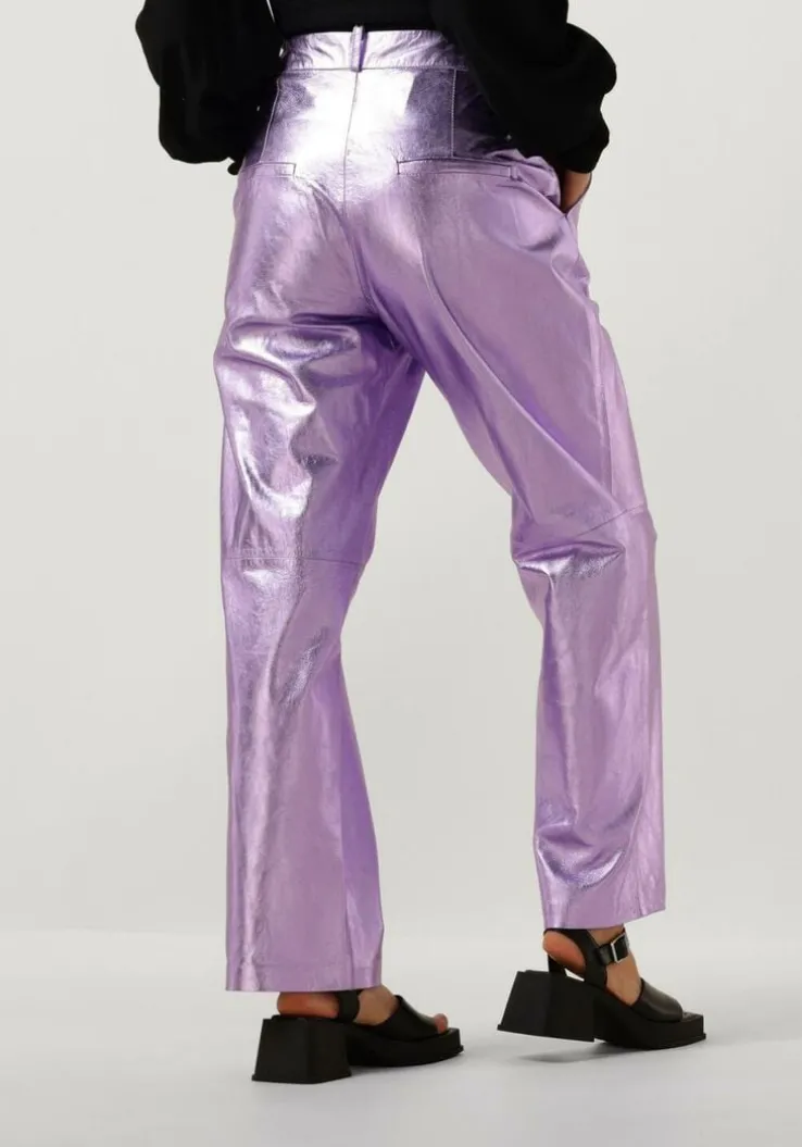 paarse ibana pantalon perfecta metallic