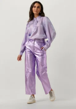 paarse ibana pantalon perfecta metallic