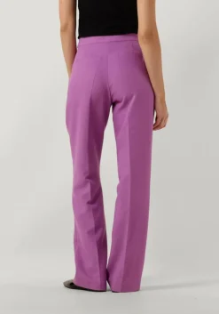 paarse jansen amsterdam pantalon wq417 woven wide long pants