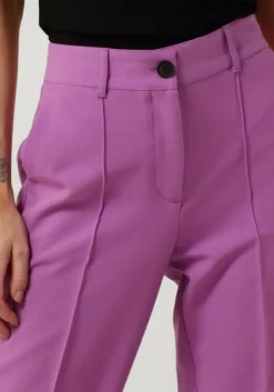 paarse jansen amsterdam pantalon wq417 woven wide long pants