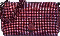 paarse kurt geiger london schoudertas party pouchette