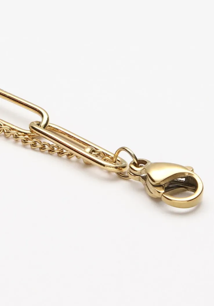 paarse notre-v kettingen ketting dubbel chain