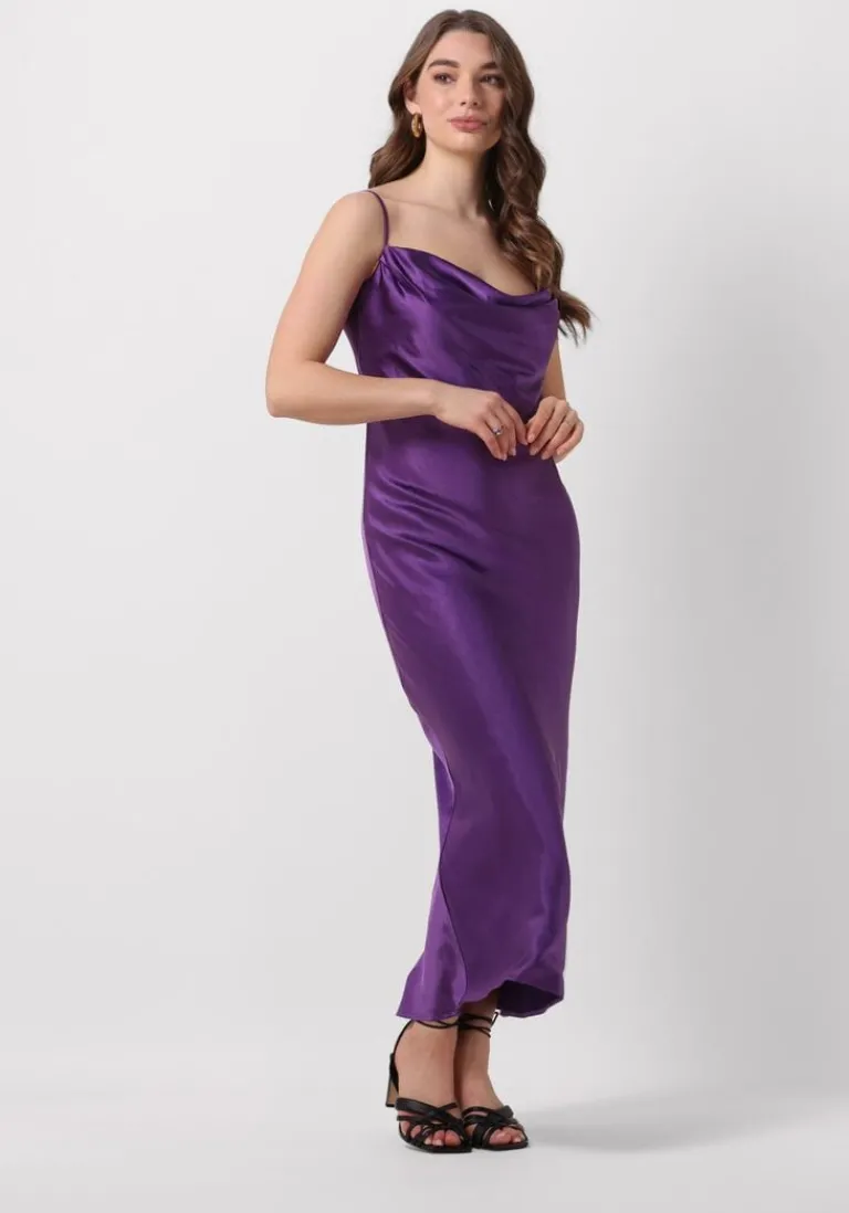 NOTRE-V e maxi jurk satin strap dress>DAMES Jurken