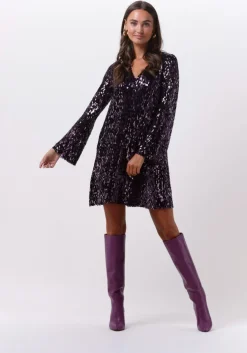 paarse ottod'ame mini jurk abito da4731