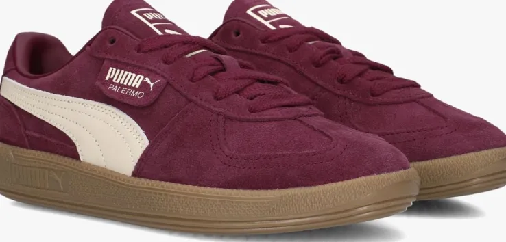 paarse puma lage sneakers palermo
