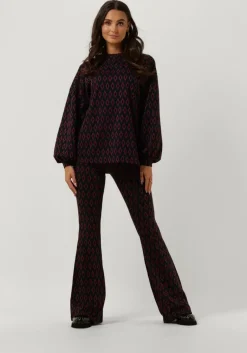 REFINED DEPARTMENT e wijde broek 95 ikat knit>DAMES Co-Ord Sets|Broeken