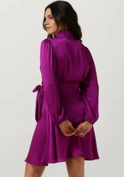 paarse suncoo mini jurk clun