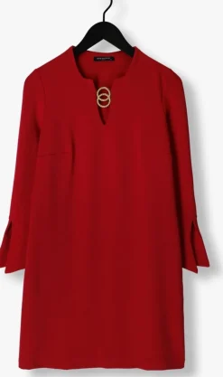 ANA ALCAZAR rode mini jurk dress clasp><noscript><img width=