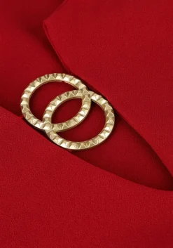 ANA ALCAZAR rode mini jurk dress clasp><noscript><img width=