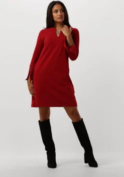 ANA ALCAZAR rode mini jurk dress clasp><noscript><img width=