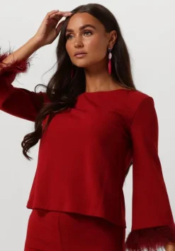 ANA ALCAZAR rode tops & t-shirts top 080861>DAMES Co-Ord Sets|Tops & T-Shirts