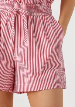 ANOTHER LABEL rode korte broek romana short><noscript><img width=