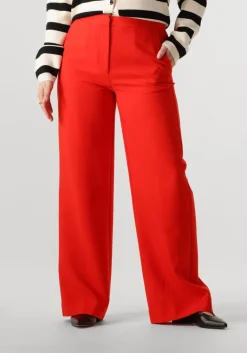 ANOTHER LABEL rode pantalon moore pants>DAMES Broeken