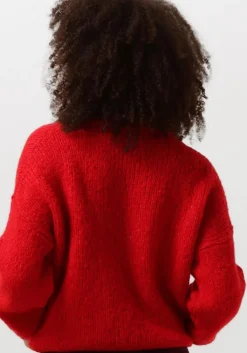 rode by-bar trui sonny bulky pullover