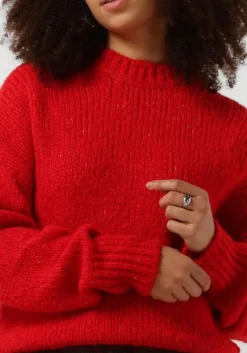 rode by-bar trui sonny bulky pullover