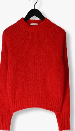 rode by-bar trui sonny bulky pullover