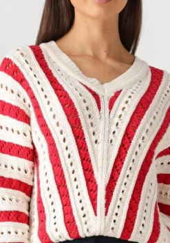 CATWALK JUNKIE rode trui ajour knit><noscript><img width=