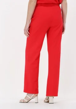 CC HEART rode wijde broek wide linen pants><noscript><img width=